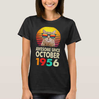 Camiseta Impresionante desde octubre de 1956 66º cumpleaños