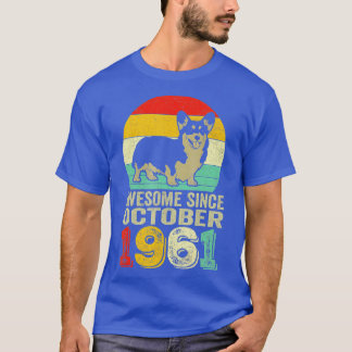 Camiseta Impresionante desde octubre de 1961 61 Regalos de