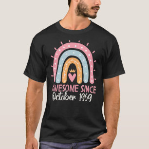 Camiseta Impresionante desde octubre de 1969 53 años de eda