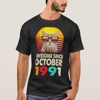 Camiseta Impresionante desde octubre de 1991, 31er cumpleañ