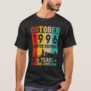 Camiseta Impresionante desde octubre de 1996 26ª cosecha de