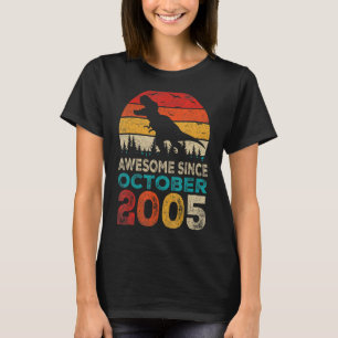 Camiseta Impresionante desde octubre de 2005 17º cumpleaños