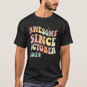 Camiseta Impresionante desde octubre de 2014 Octavo cumplea