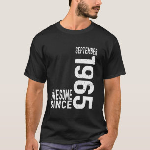 Camiseta Impresionante Desde Septiembre 1965 Nacido En 1965