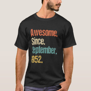 Camiseta Impresionante desde septiembre de 1952 70ª cosecha