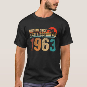 Camiseta Impresionante desde septiembre de 1963 59 años de 