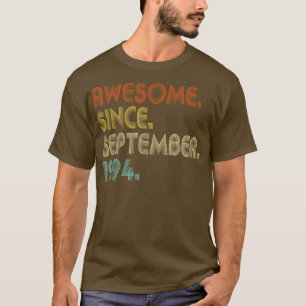 Camiseta Impresionante desde septiembre de 1994 Viejo Cumpl