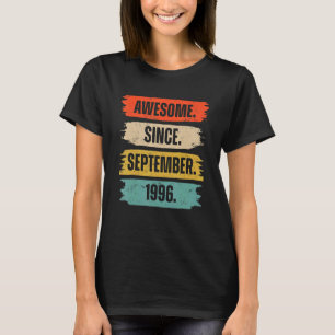 Camiseta Impresionante desde septiembre de 1996 26 años de 