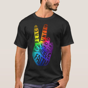 Camiseta Impresionante Día Internacional de la Paz Rótulo d