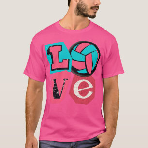 Camiseta Impresionante diseño de deportes de voleibol