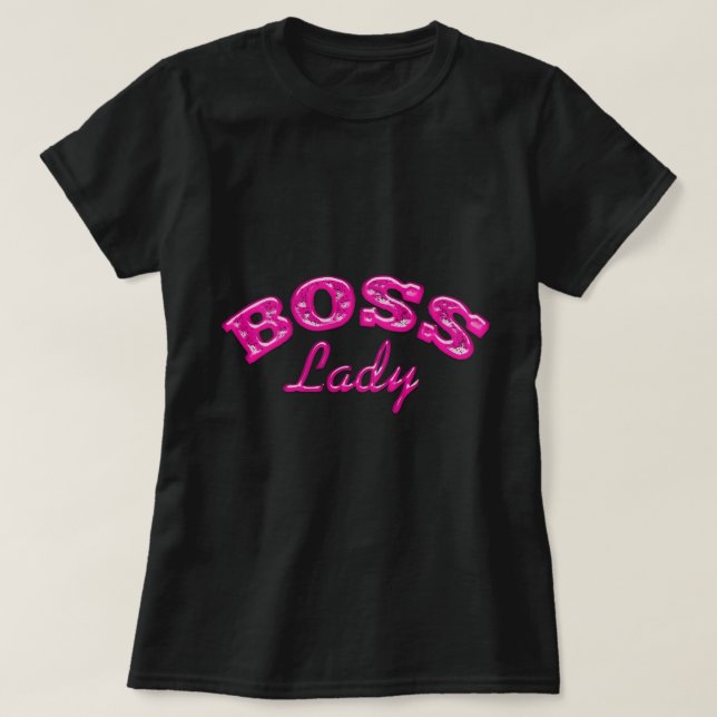 Camiseta Impresionante diseño de jefe de emprendedores Lady (Diseño del anverso)