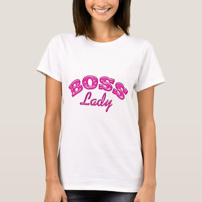 Camiseta Impresionante diseño de jefe de emprendedores Lady (Anverso)