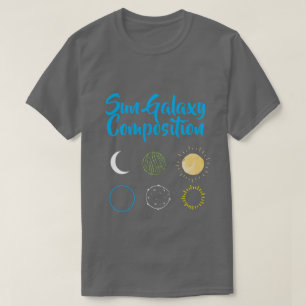 Camiseta Impresionante diseño de la combinación de galaxia