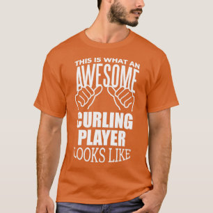 Camiseta Impresionante diseño de regalo de curling para muj