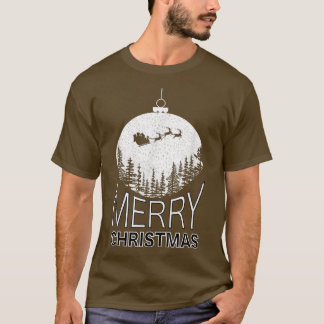 Camiseta Impresionante diseño gráfico navideño