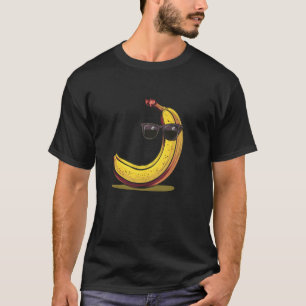 Camiseta Impresionante disfraz de gafas de sol para plátano