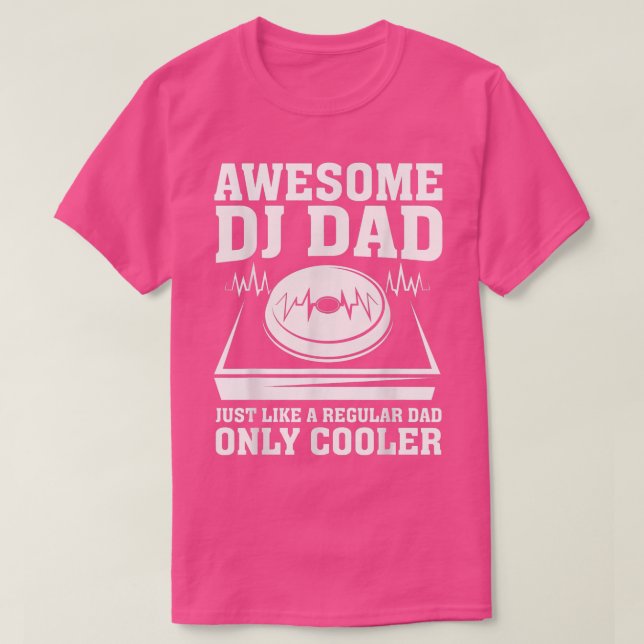 Camiseta Impresionante DJ Dad Legend Funny DJ Disc Jockey M (Diseño del anverso)