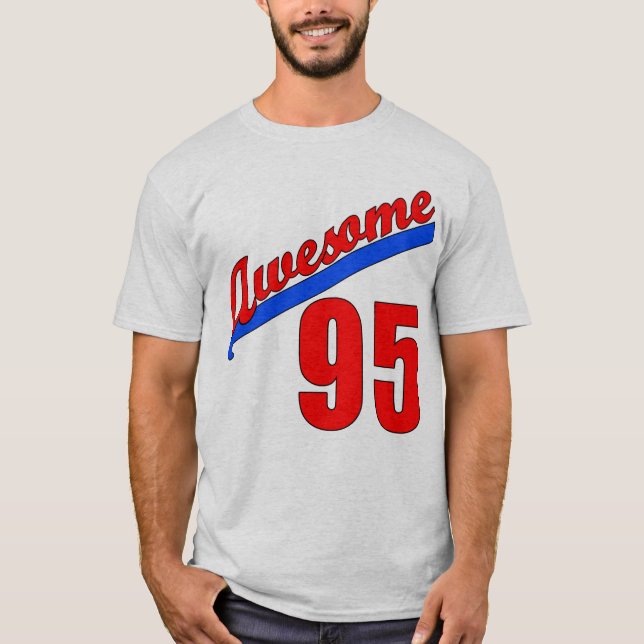 Camiseta Impresionante en 95 años (Anverso)