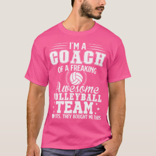 Camiseta Impresionante entrenador de voleibol