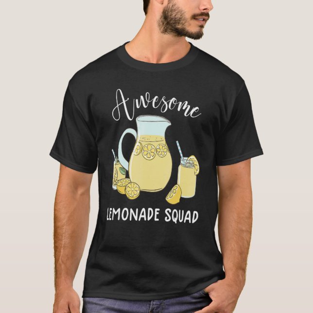Camiseta Impresionante equipo Lemonade Squad Lemon Jugo Lem (Anverso)