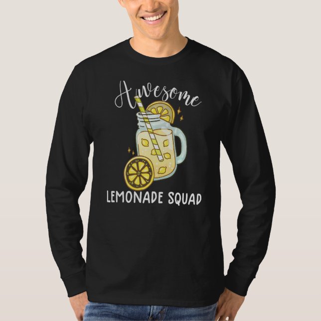 Camiseta Impresionante equipo Lemonade Squad Lemon Jugo Lem (Anverso)
