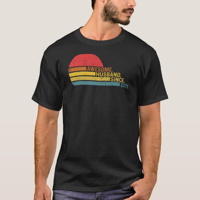 Camiseta Impresionante esposo masculino desde el aniversari (Anverso)
