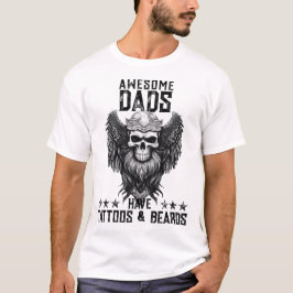 Camiseta Impresionante estilo de tatuaje de papá | Base de