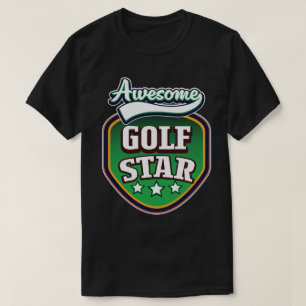 Camiseta Impresionante estrella del golf