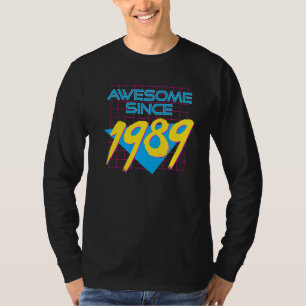 Camiseta Impresionante gráfico desde 1989 Guay de 33 años