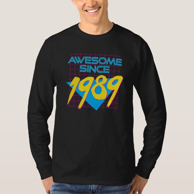 Camiseta Impresionante gráfico desde 1989 Guay de 33 años (Anverso)