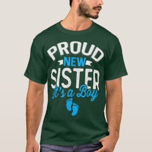 Camiseta Impresionante Guay Orgullosa Nueva Hermana Es Niño