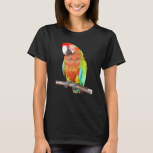Camiseta Impresionante Harlequin Macaw En Un Vector De Perc
