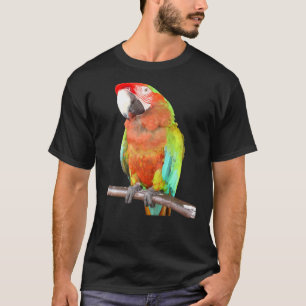 Camiseta Impresionante Harlequin Macaw En Un Vector De Perc