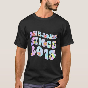 Camiseta Impresionante joven de 10 años desde 2013 Flores d