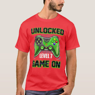 Camiseta Impresionante juego de nivel 7 desbloqueado en fel