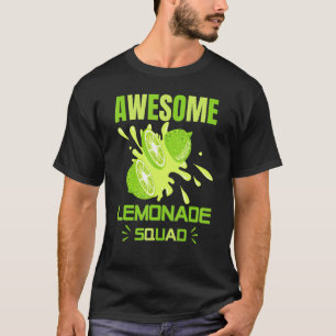 Camiseta Impresionante Jugo De Limón De Escuadrón Lemonade 