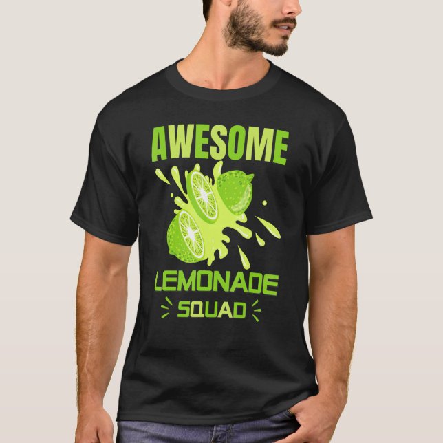Camiseta Impresionante Jugo De Limón De Escuadrón Lemonade  (Anverso)