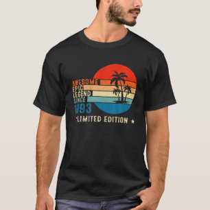 Camiseta Impresionante leyenda épica desde 1993 30 regalos