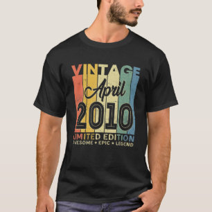 Camiseta Impresionante Leyenda Épica Desde Abril De 2010 1