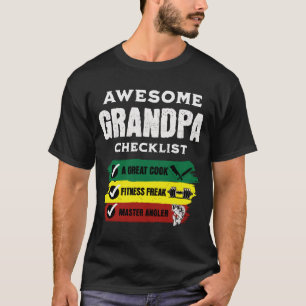 Camiseta Impresionante lista de verificación de papá regalo