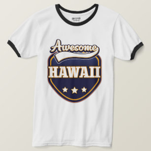 Camiseta Impresionante logo deportivo de Hawaii