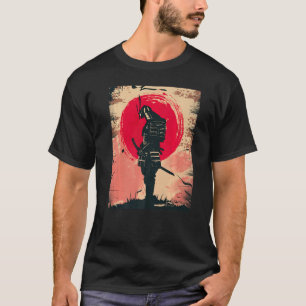 Camiseta Impresionante luchador retro japonés vintage de Sa