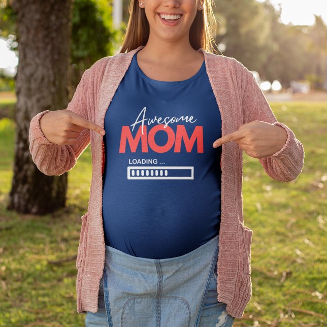 Camiseta Impresionante madre cargando el día de la madre (Subido por el creador)