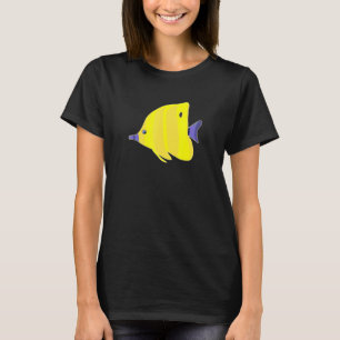 Camiseta Impresionante Mariposa Exótica Pescado Acuario Tro