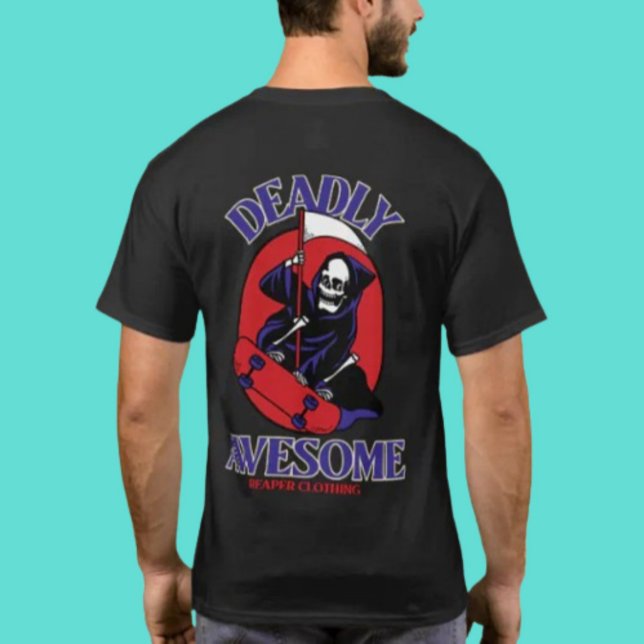 Camiseta Impresionante mortal por ropa de pañales (Subido por el creador)