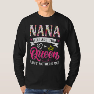 Camiseta Impresionante Nana, eres la Reina Día de la Madre,