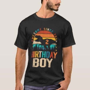 Camiseta Impresionante niñez desde 2020 segundo cumpleaños
