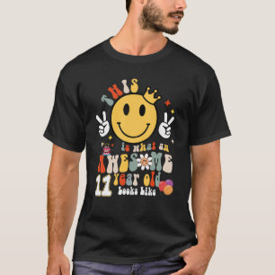 Camiseta Impresionante niño de 11 años parece 11º cumpleaño