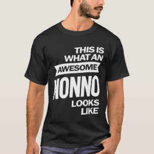 Camiseta Impresionante No-Noel parece un regalo del abuelo