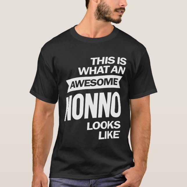 Camiseta Impresionante No-Noel parece un regalo del abuelo (Anverso)